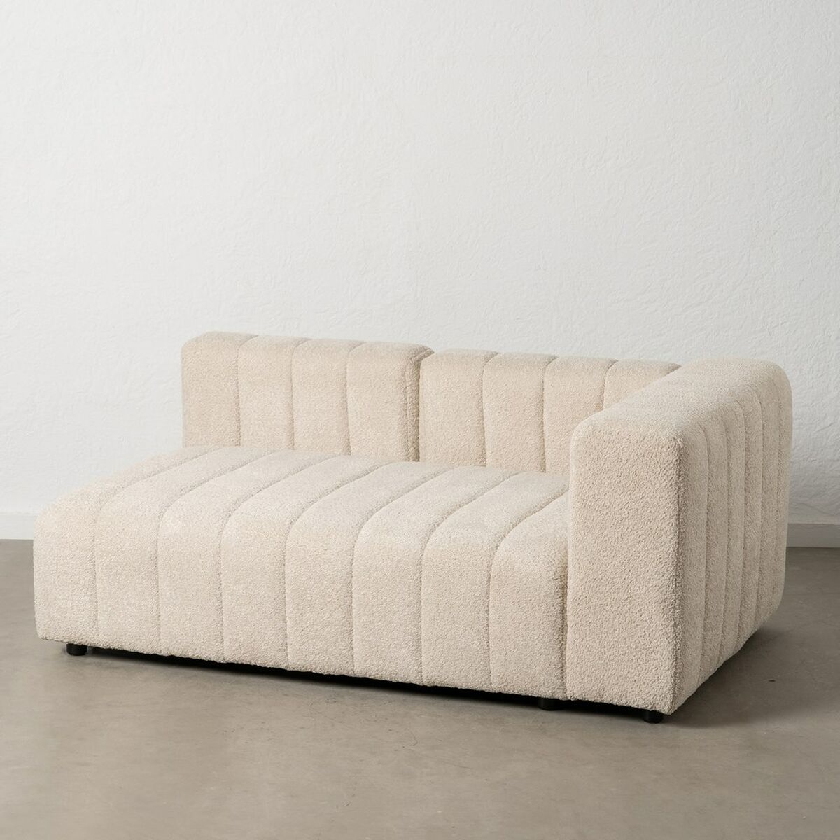 Pohovka béžová polyester železo 150 x 100 x 66 cm – obrázek 2