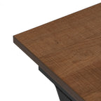 Psací stůl dřevo MDF přírodní 120 x 60 x 75 cm – obrázek 7