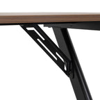 Psací stůl dřevo MDF přírodní 120 x 60 x 75 cm – obrázek 4