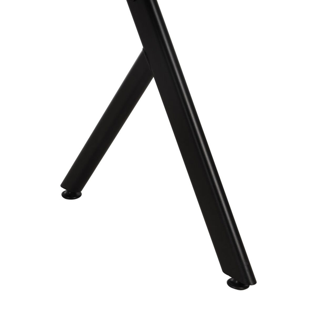 Psací stůl černý dřevo MDF přírodní 120 x 60 x 75 cm – obrázek 6