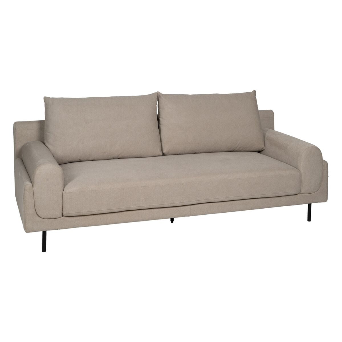 Pohovka taupe 216 x 86 x 90 cm