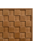 Zásuvková komoda MARIGNI černá přírodní železo dřevo MDF 118 x 42 x 77 cm – obrázek 8