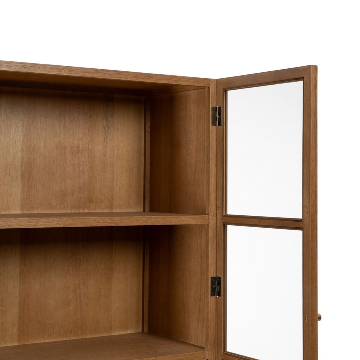 Stojan MARIGNI černý přírodní krystal železo dřevo MDF 84,5 x 42,5 x 198 cm – obrázek 6