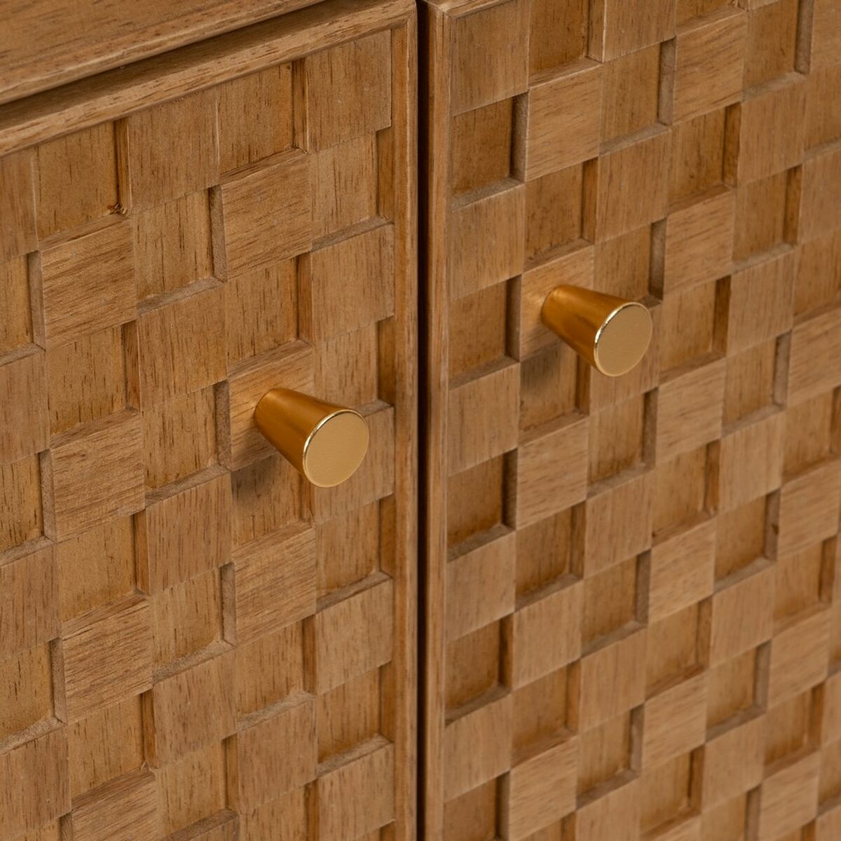 Stojan MARIGNI černý přírodní krystal železo dřevo MDF 84,5 x 42,5 x 198 cm – obrázek 8