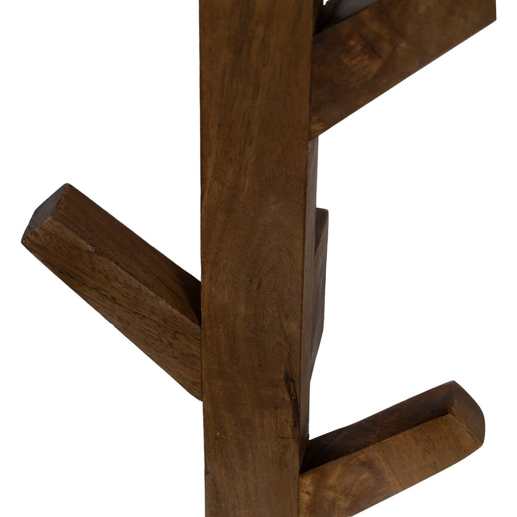 Věšák na šaty hnědý mangové dřevo 23 x 7 x 78 cm – obrázek 4