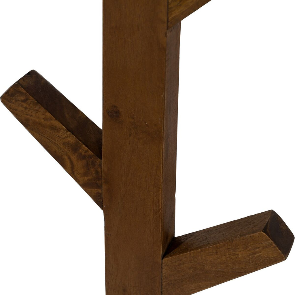 Stojan na oblečení hnědé mangové dřevo 23 x 7 x 123 cm – obrázek 4