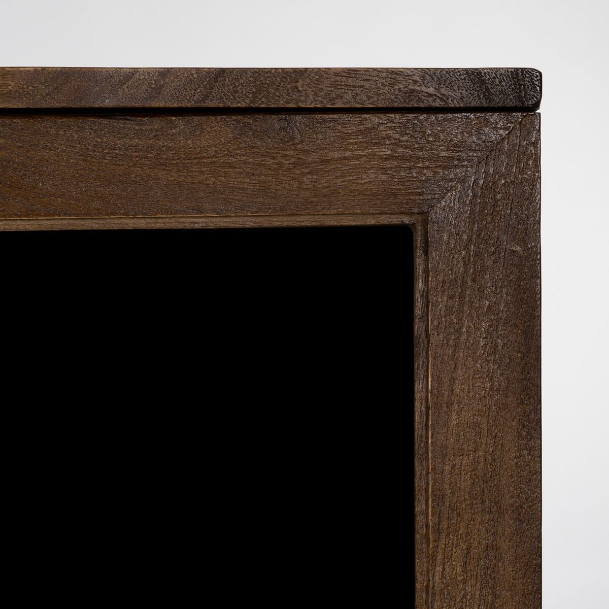 Prezentační stojan hnědá, křišťálová, mangové dřevo 80 x 40 x 140 cm – obrázek 8