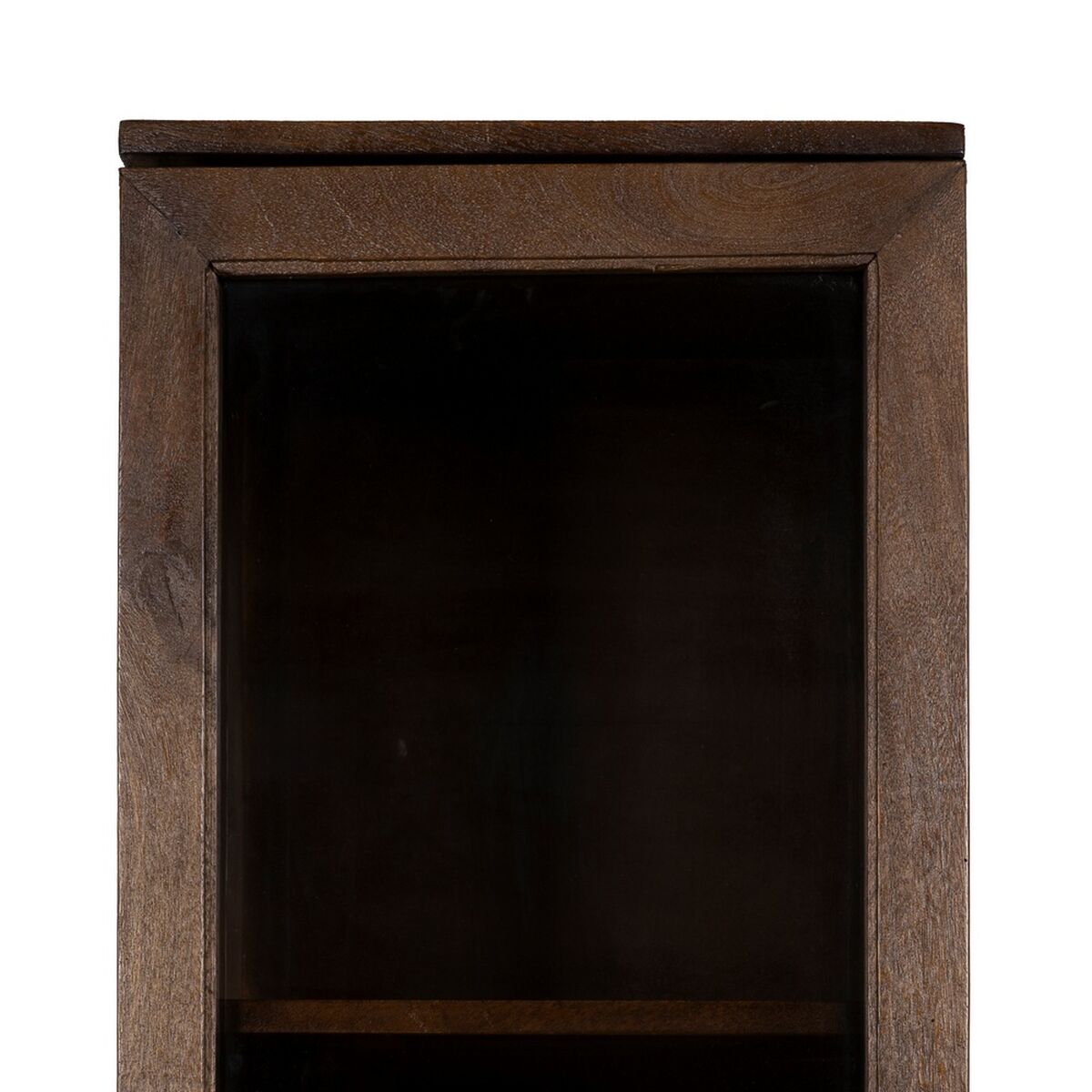 Stojan na displej hnědý křišťálový mangové dřevo 40 x 40 x 180 cm – obrázek 2