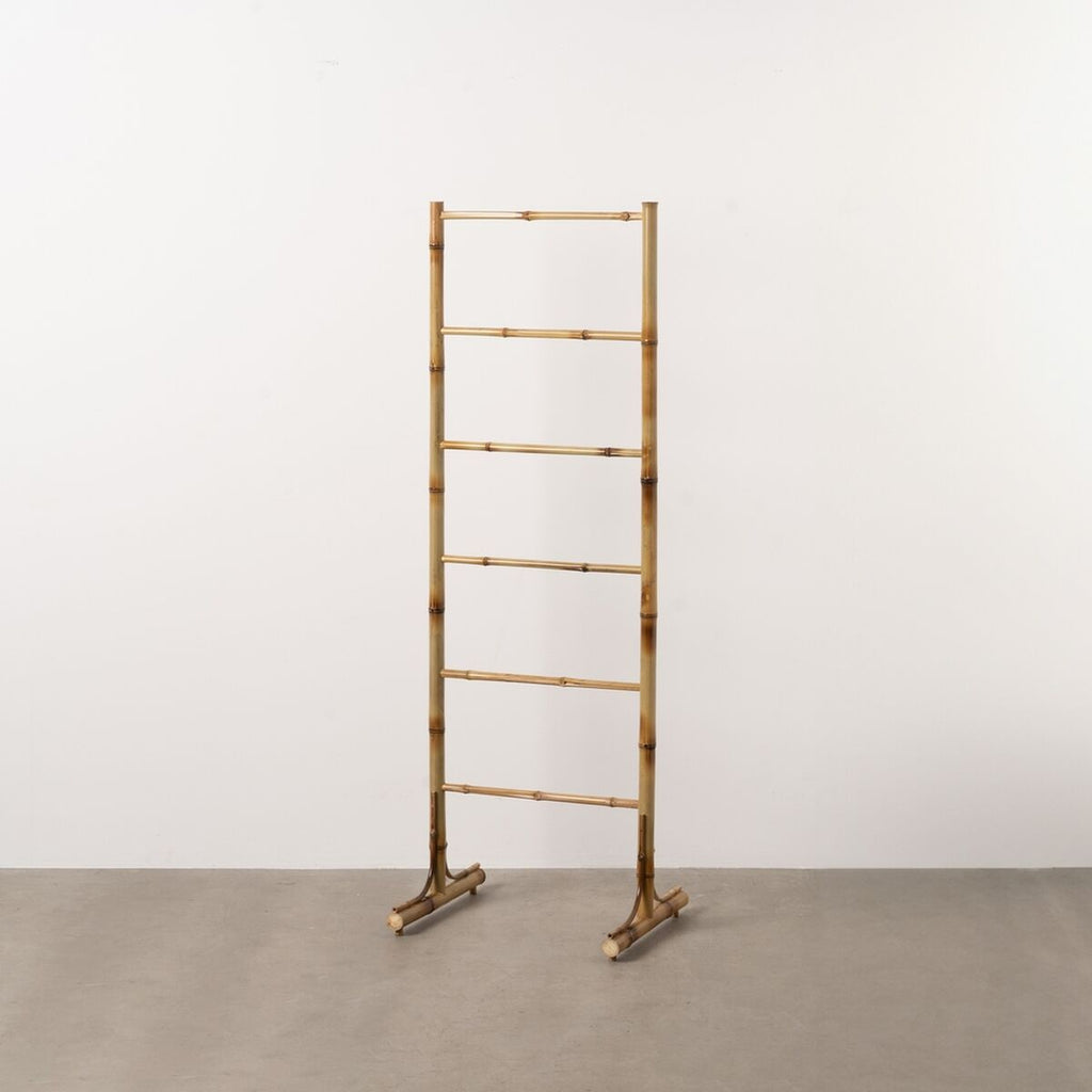 Šatní tyč přírodní bambus 50 x 40 x 150 cm – obrázek 2