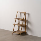 Regál béžový bambus 48 x 45 x 100 cm – obrázek 2