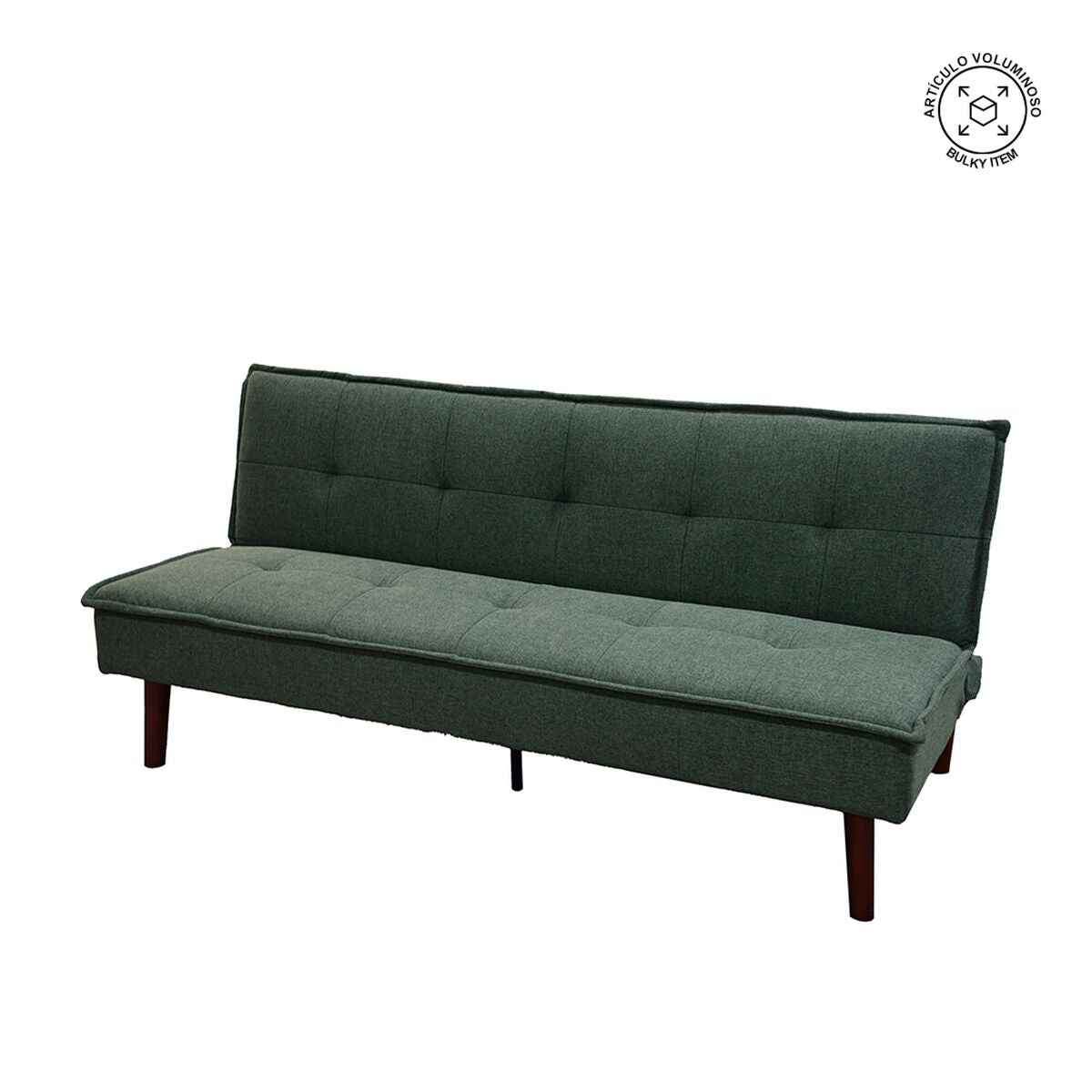 Rozkládací pohovka zelená 181 x 88 x 85,5 cm – obrázek 2
