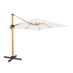 Sluneční clona Tiber Grafit Hliník Teak 300 x 300 x 250 cm