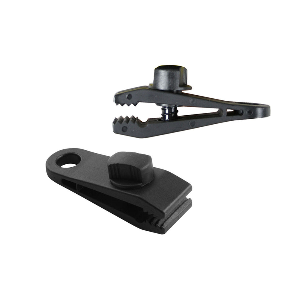 Sada svorek na markýzy a plachty Bensontools Clip černá 4 kusy Ø 0,27 x 8 x 3 cm