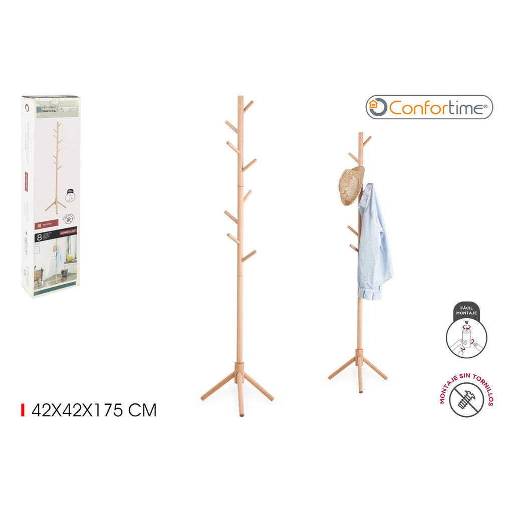 Stojan na šaty Confortime Dřevo 42 x 42 x 175 cm (6 kusů) – obrázek 3
