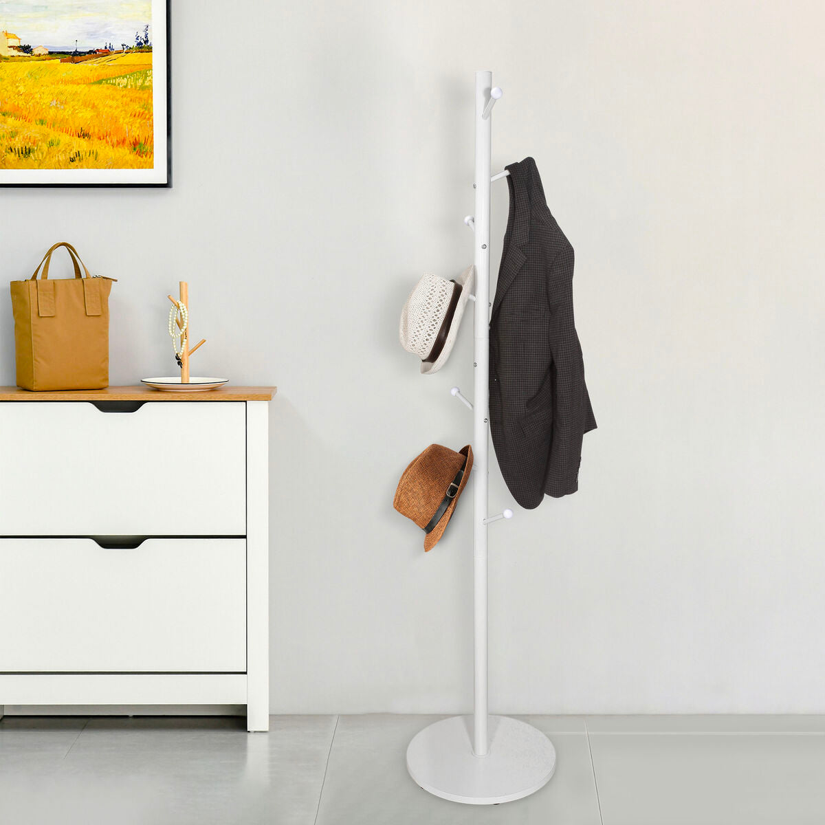 Věšák Confortime kovový 175 x 40 cm (4 kusy) – obrázek 5