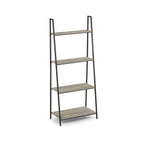 Regál MobleKit černý šedý dřevo kov 60 x 34,5 x 150 cm (3 kusy) – obrázek 3
