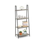 Regál MobleKit černý šedý dřevo kov 60 x 34,5 x 150 cm (3 kusy) – obrázek 4