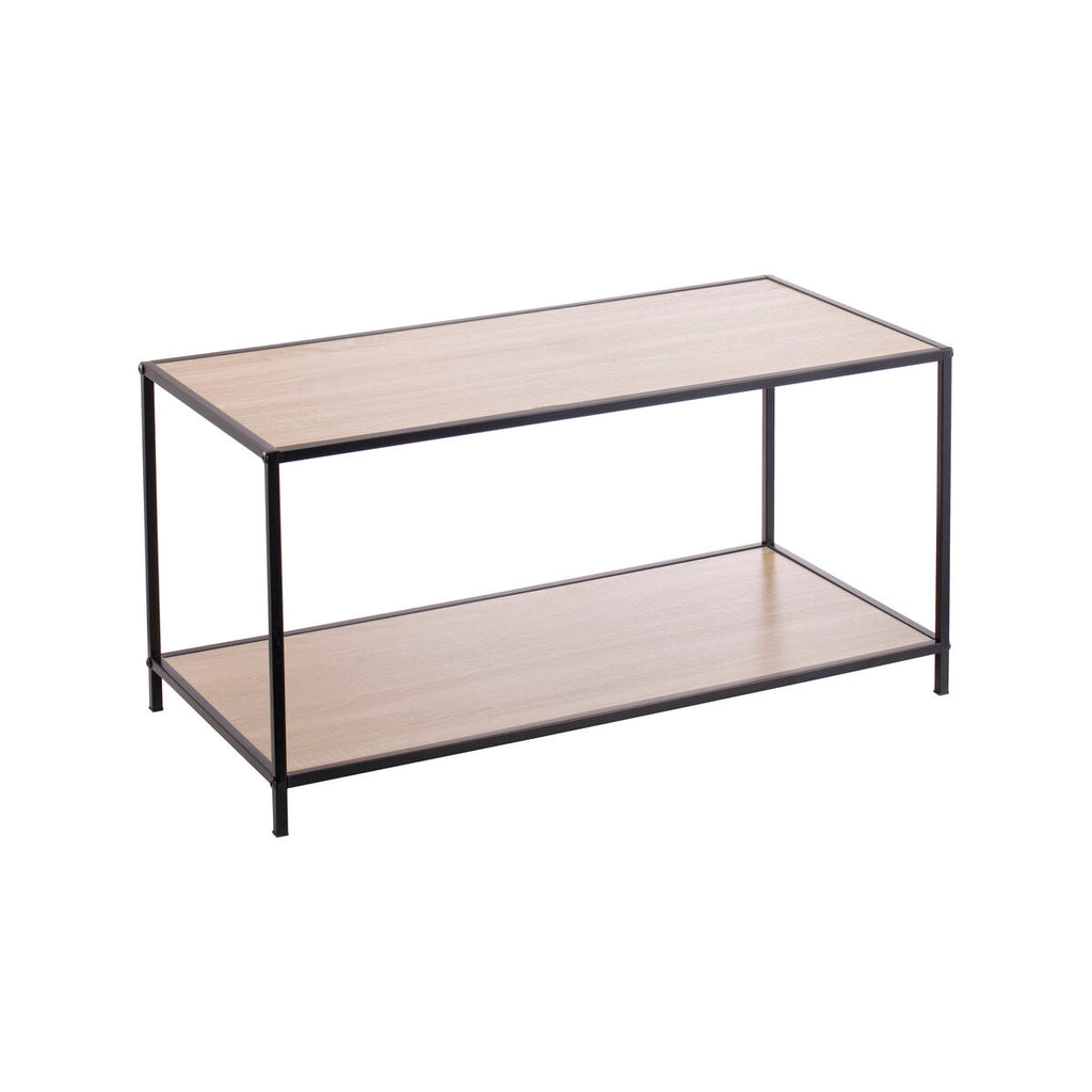 Odkládací stolek MobleKit hnědý černý 78 x 38 x 38 cm dřevo (3 kusy) – obrázek 3