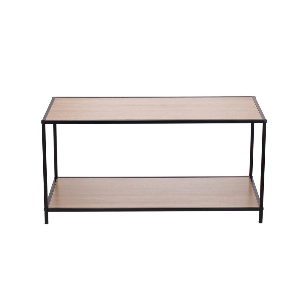 Odkládací stolek MobleKit hnědý černý 78 x 38 x 38 cm dřevo (3 kusy) – obrázek 4
