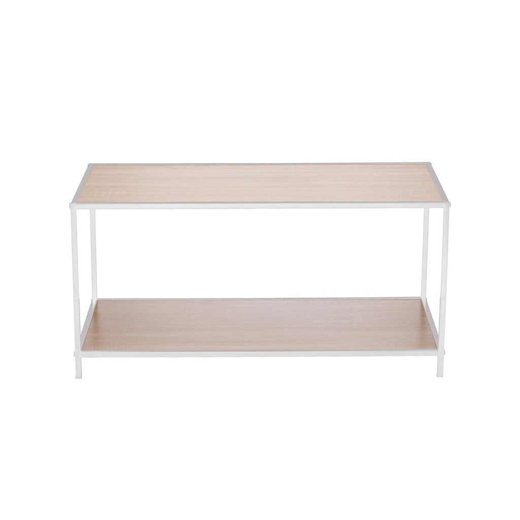 Příruční stolek MobleKit bílo-hnědý 78 x 38 x 38 cm dřevo (3 kusy) – obrázek 4