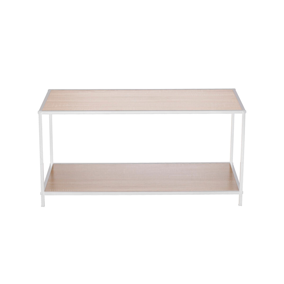 Příruční stolek MobleKit bílo-hnědý 78 x 38 x 38 cm dřevo (3 kusy) – obrázek 4