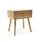 Noční stolek MobleKit hnědý 40 x 30 x 45 cm (2 kusy) 17.6x34.1x46.3 cm – obrázek 3