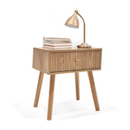 Noční stolek MobleKit hnědý 40 x 30 x 45 cm (2 kusy) 18.1x34.8x46 cm – obrázek 4