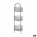 Regál Dárkové dekorace Stříbrný Stříbrný kov 21,2 x 97 x 28,5 cm (4 kusy)
