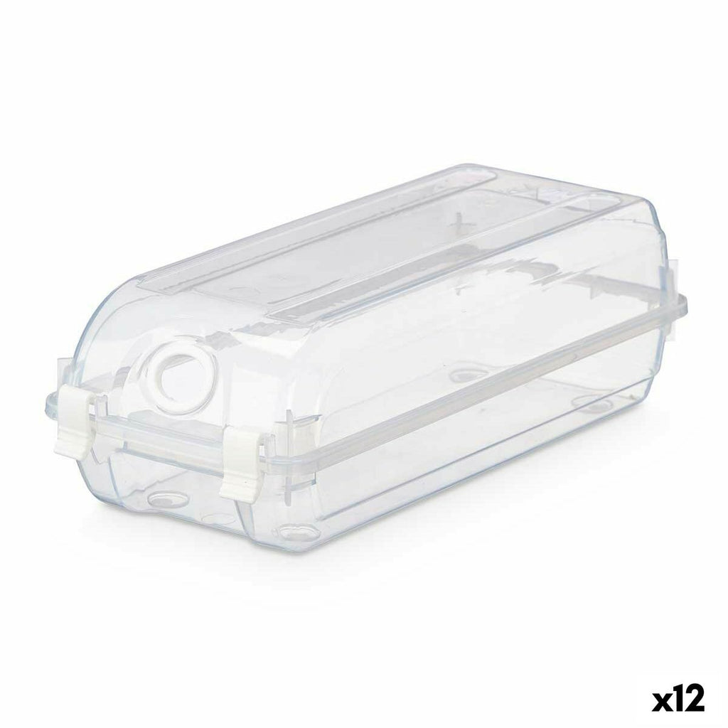 Stohovatelný box na boty Kipit průhledný plast 14 x 10 x 32 cm 14,5 x 10 x 33 cm (12 kusů)