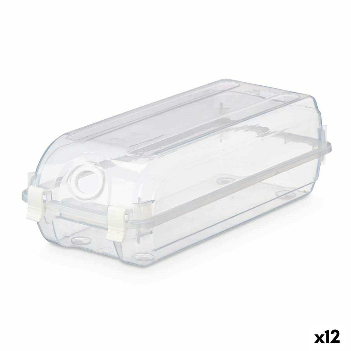 Stohovatelný box na boty Kipit průhledný plast 14 x 10 x 32 cm 14,5 x 10 x 33 cm (12 kusů)