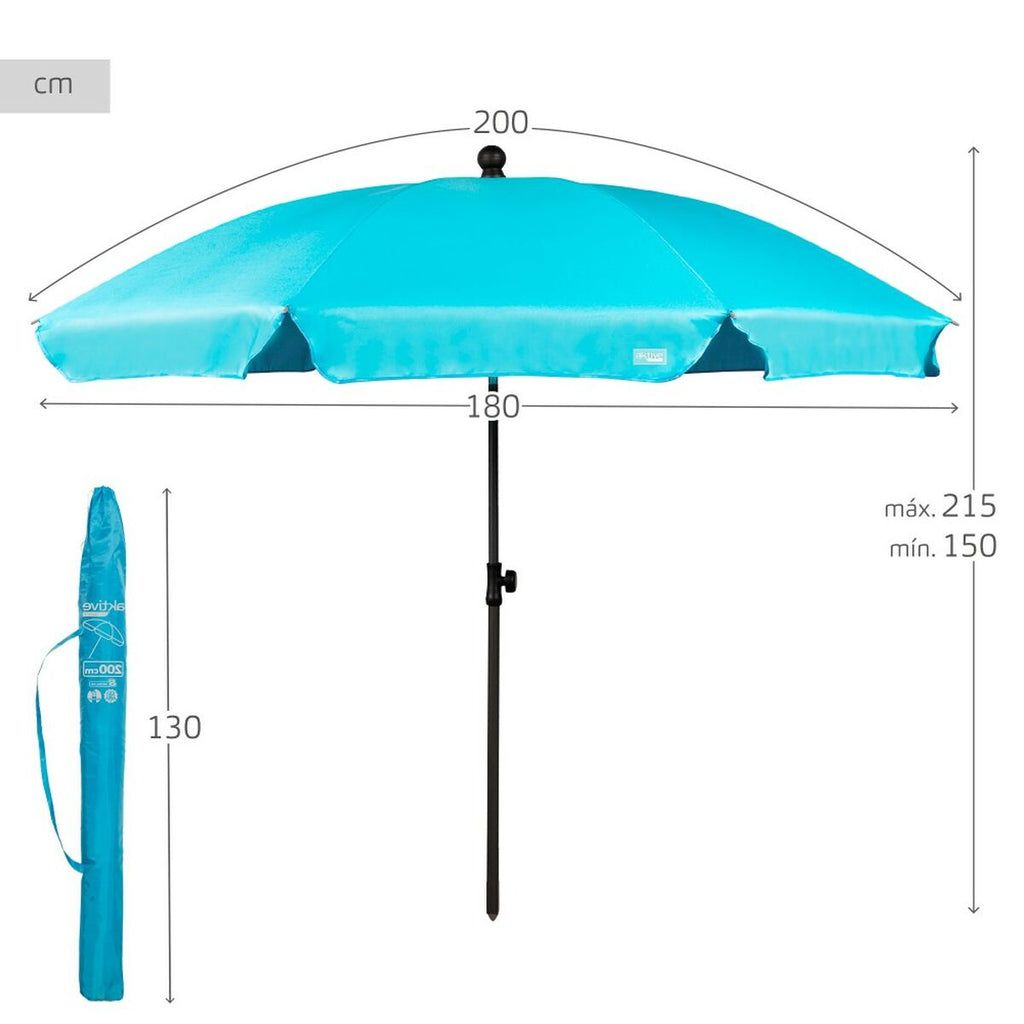Slunečník Aktivní 200 x 215 x 200 cm (4 kusy) 18.5x14.5x129 cm – obrázek 5