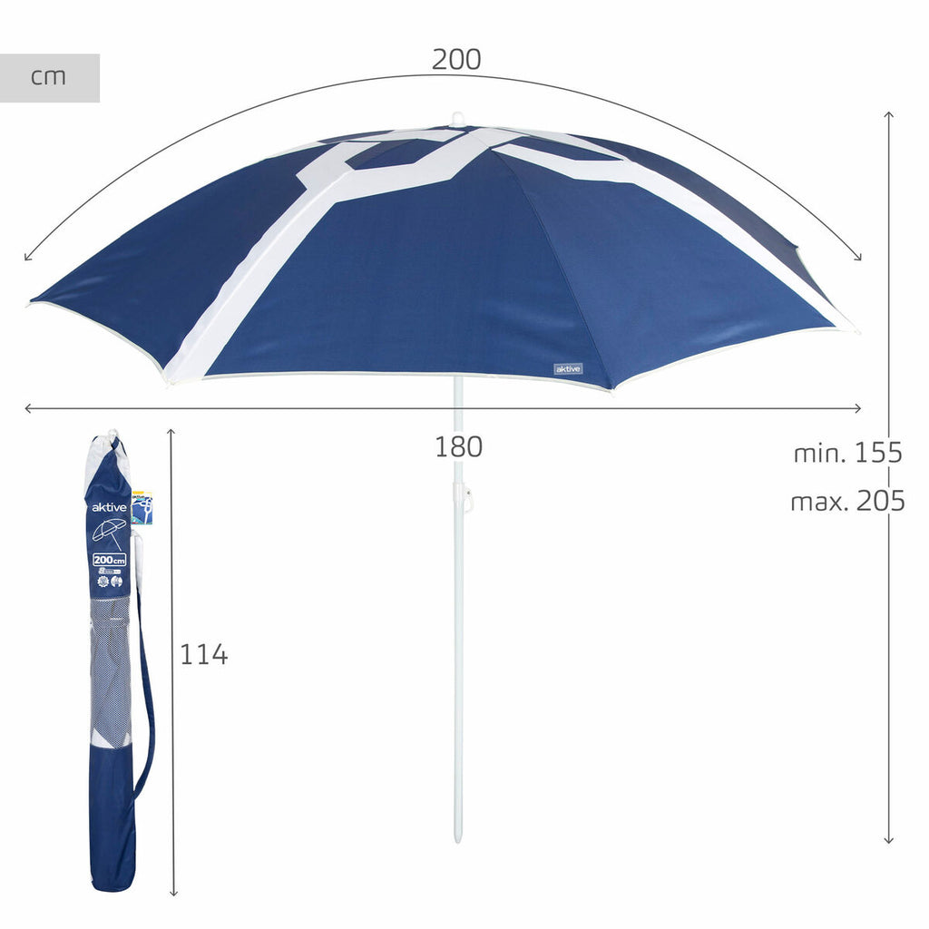 Slunečník Aktive 200 x 205 x 200 cm (6 kusů) – obrázek 5