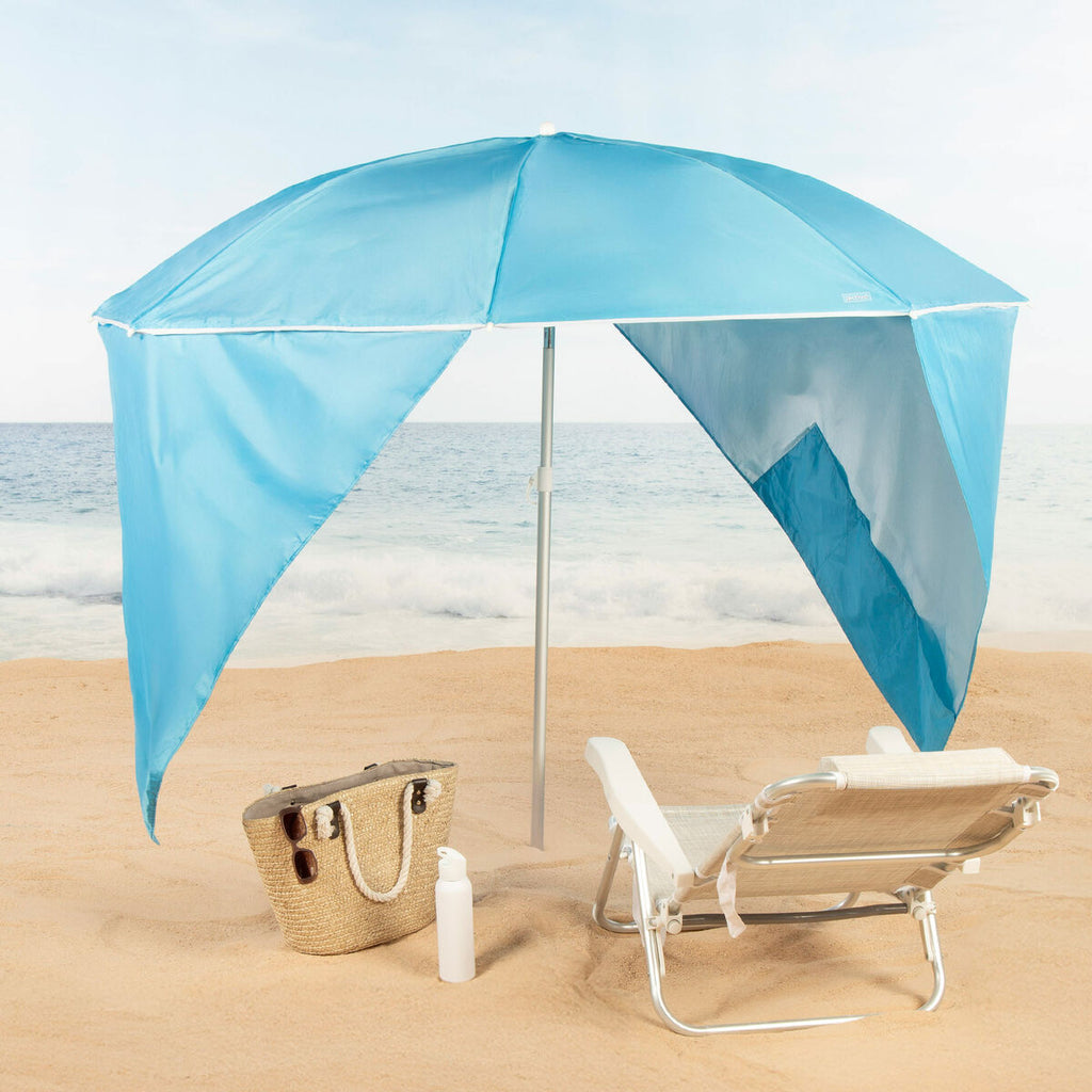 Slunečník Active modrý 200 x 185 x 200 cm (6 ks) – obrázek 3