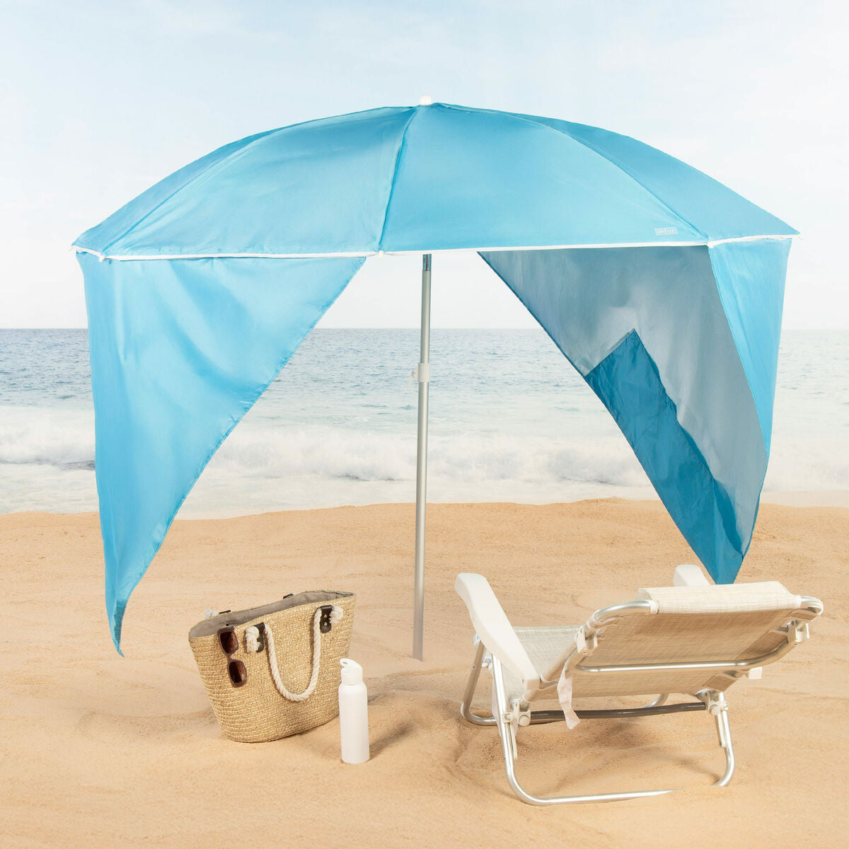 Slunečník Active modrý 200 x 185 x 200 cm (6 ks) – obrázek 3