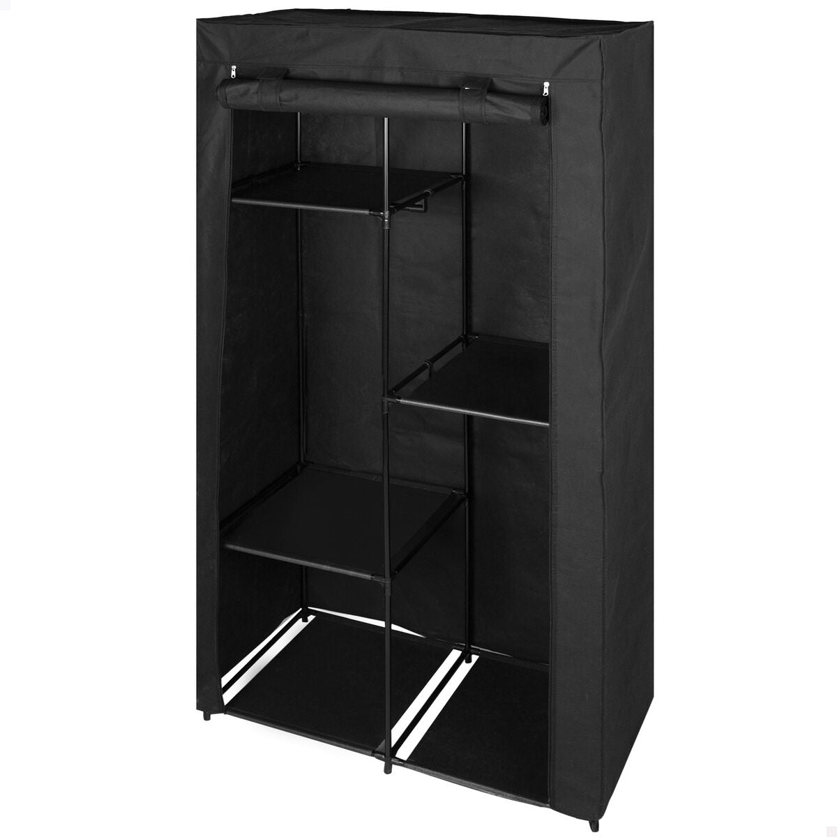 Organizér na oblečení a boty Max Home černý 88 x 167 x 45 cm 2 kusy – obrázek 2