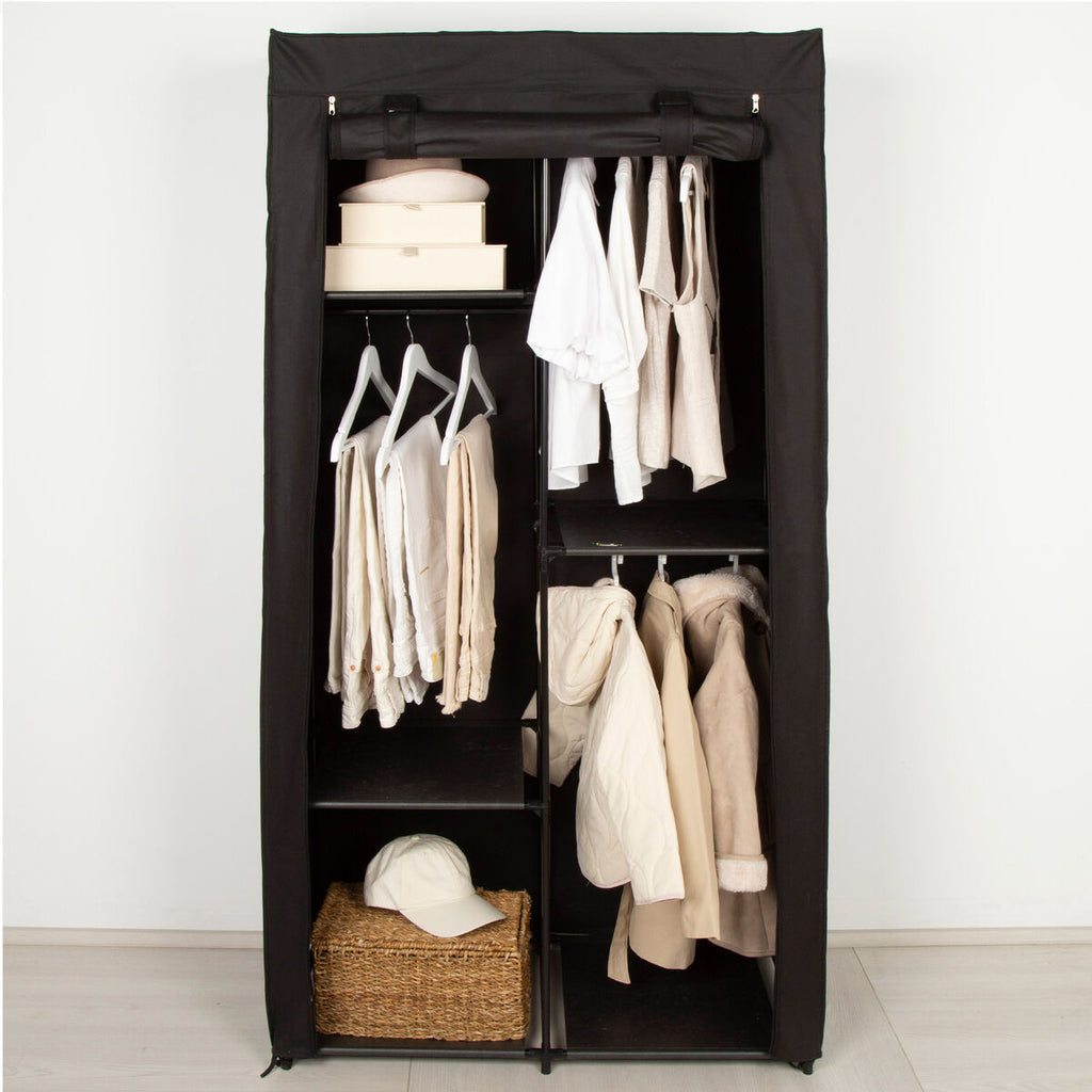 Organizér na oblečení a boty Max Home černý 88 x 167 x 45 cm 2 kusy – obrázek 6