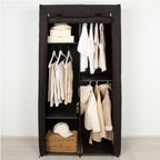 Organizér na oblečení a boty Max Home černý 88 x 167 x 45 cm 2 kusy – obrázek 6