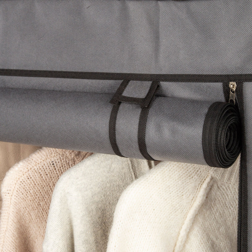 Organizéry na oblečení a boty Max Home tmavě šedé 105 x 160 x 44 cm 2 kusy – obrázek 4