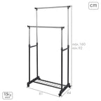 Věšák Max Home kov (2 kusy) 78x17.5x20 cm – obrázek 4