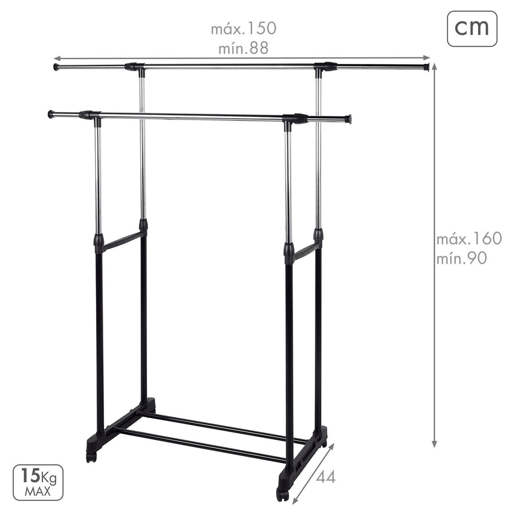 Věšák Max Home kovový (2 kusy) 78x18x16 cm – obrázek 4