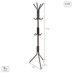 Šatník Max Home kov (4 kusy) 60,5x13,5x38 cm – obrázek 4