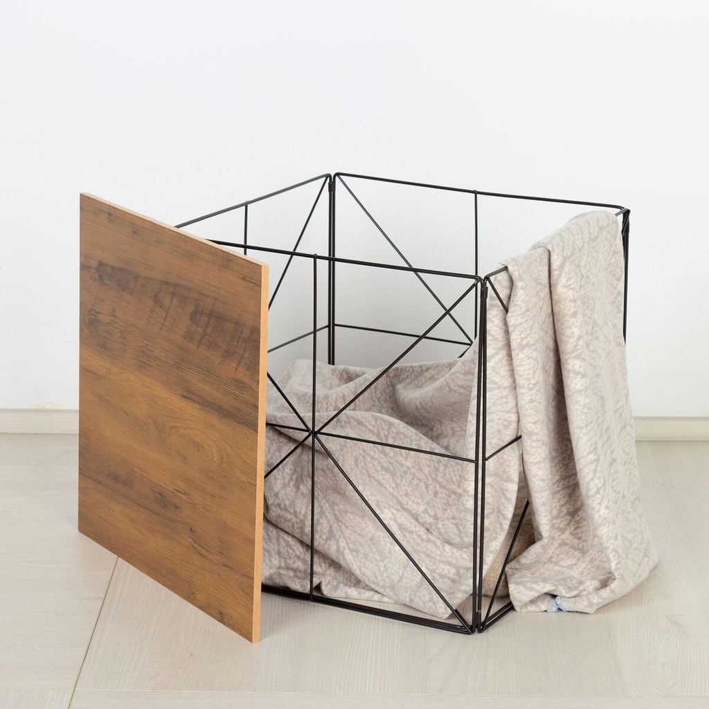 Garderobní stěna Max Home, železo, dřevo, MDF (4 kusy) – obrázek 2