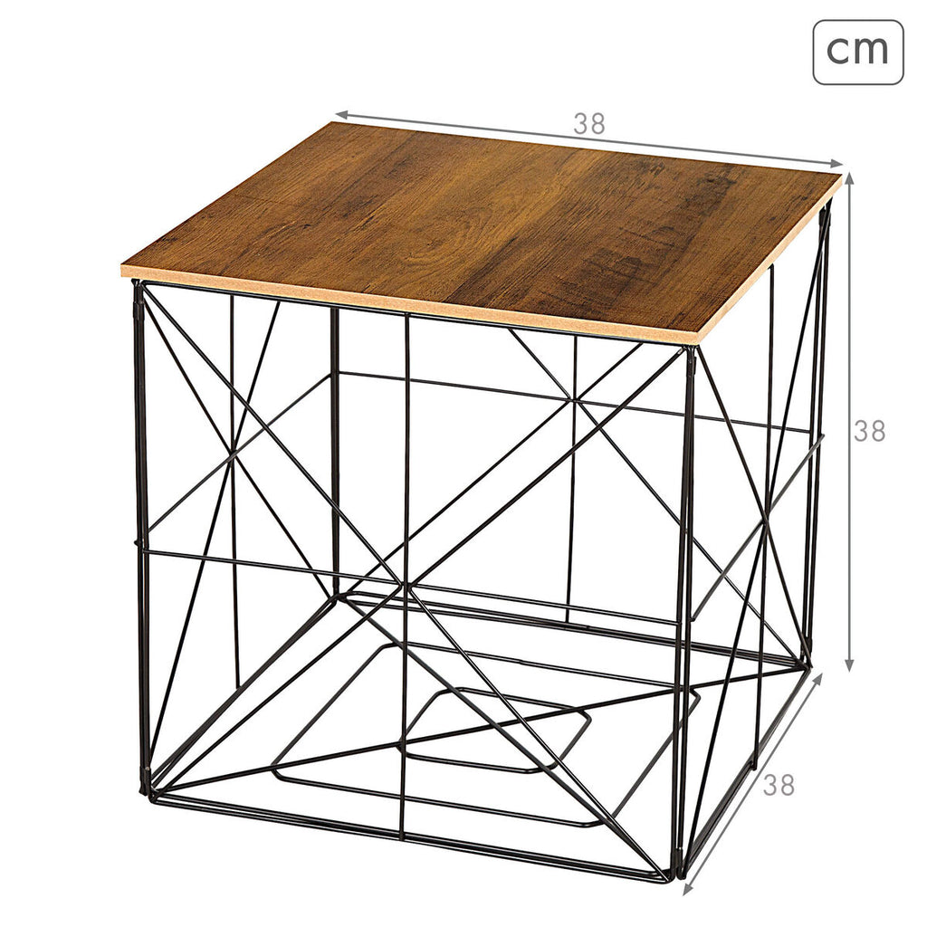 Garderobní stěna Max Home, železo, dřevo, MDF (4 kusy) – obrázek 4