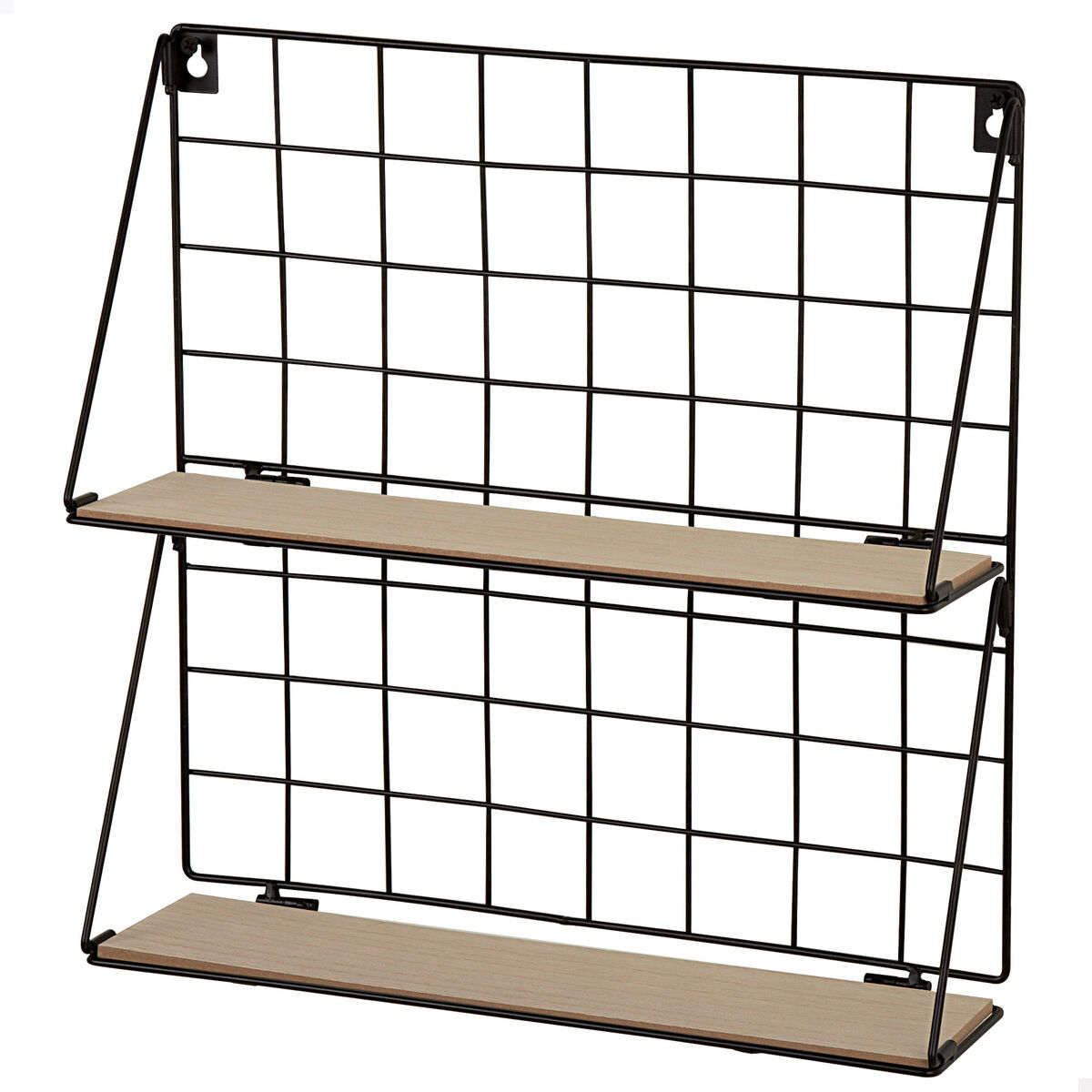Regál Max Home železo dřevo MDF 40 × 41 × 11 CM (6 kusů) – obrázek 2