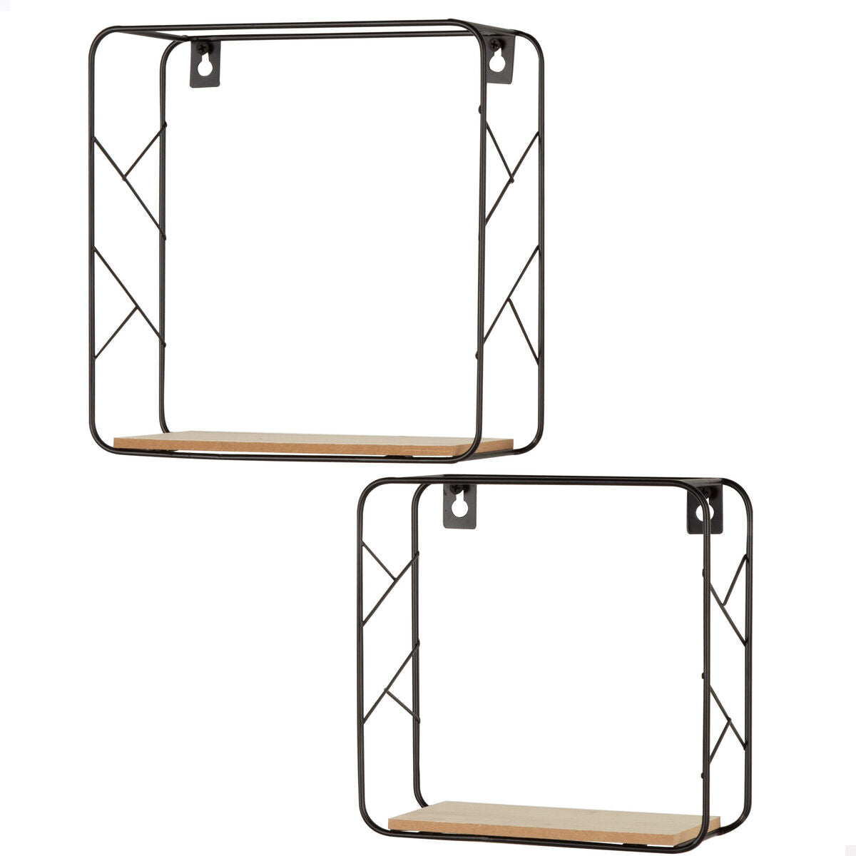 Police Max Home železo dřevo MDF 25 x 25 x 10 cm (6 kusů) – obrázek 2