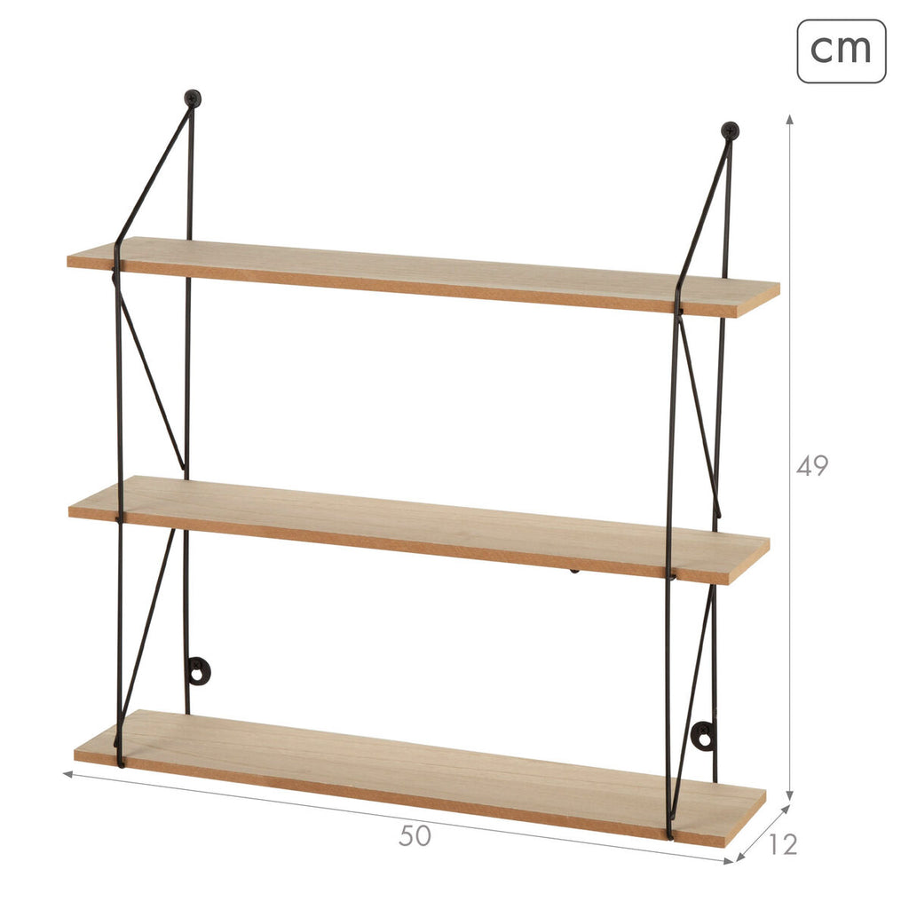 Police Max Home železo, dřevo, MDF 50 x 49 x 12 cm (4 kusy) – obrázek 5