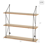Police Max Home železo, dřevo, MDF 50 x 49 x 12 cm (4 kusy) – obrázek 5