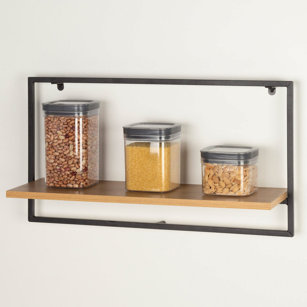Police Max Home železo dřevo MDF 65 X 35 X 20 CM (4 kusy) 67x11x38 cm hnědá – obrázek 3