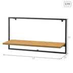 Police Max Home železo dřevo MDF 65 X 35 X 20 CM (4 kusy) 67x11x38 cm hnědá – obrázek 5