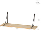 Regály Max Home železo dřevo MDF 50 X 20 X 14,5 CM (6 kusů) – obrázek 5